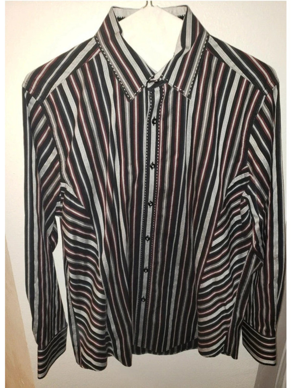 Luxury Button up Mens Zagiri long sleeve Shirt